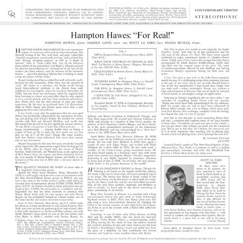 Hampton Hawes Hampton Hawes For Real! - LTD (LP)
