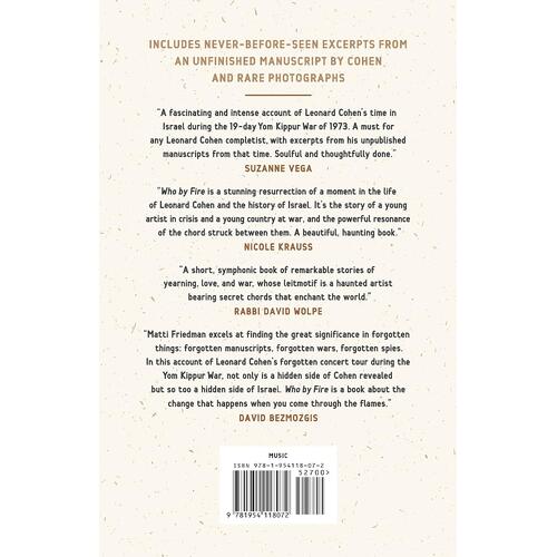 Matti Friedman Who By Fire (BOK) 