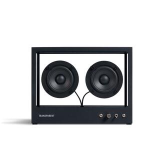 Small Transparent Speaker, svart Bluetooth, glass/aluminium
