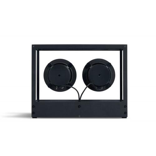 Small Transparent Speaker, svart Bluetooth, glass/aluminium 