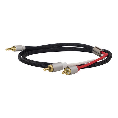 Dynavox signalkabel jack til RCA 1.5 m Stereo 3,5 mm minijack til 2 x RCA 