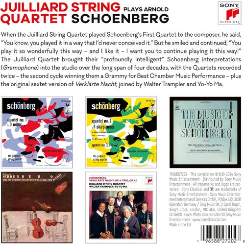 Juilliard String Quartet Plays Arnold Schönberg (7CD) 