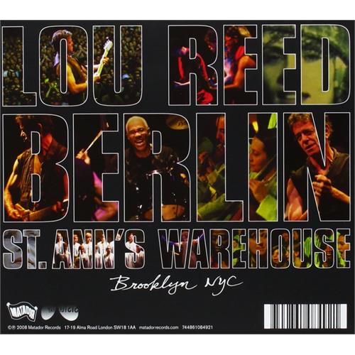 Lou Reed Berlin: Live At St. Ann's Warehouse (CD)