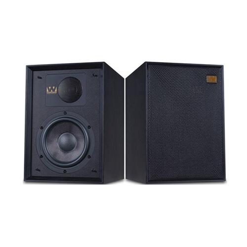 Wharfedale Denton 85th ann. svart eik 2-veis stativ/bokhylle-høyttaler 