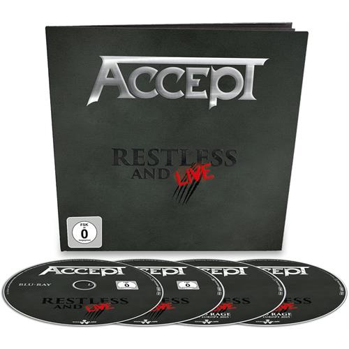 Accept Restless And Live - Earbook (2CD+BD+DVD)