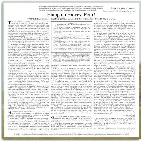 Hampton Hawes Four! - LTD (LP)