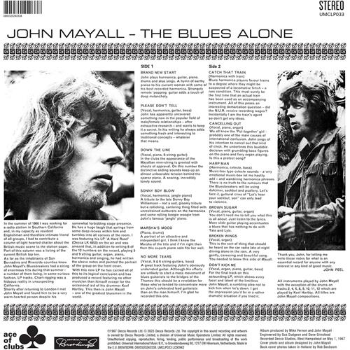 John Mayall The Blues Alone (LP)