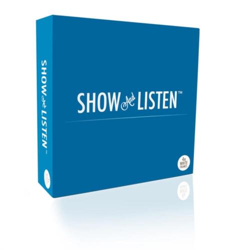 Show And Listen LP-ramme, hvit, 4 pk. 