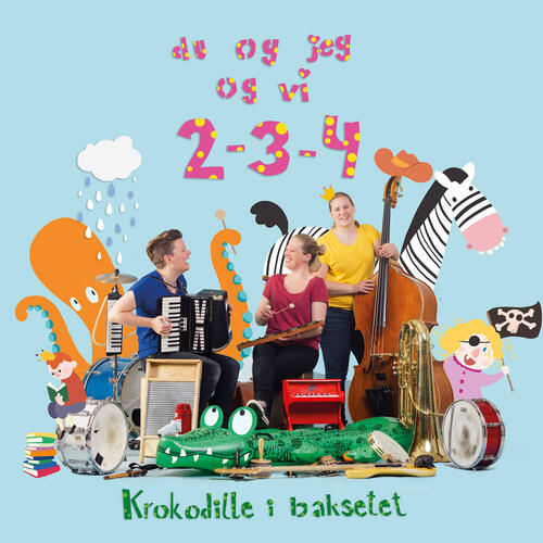 Du Og Jeg Og Vi 2-3-4 Krokodille I Baksetet (CD) 