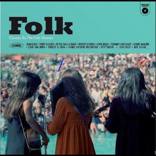 Diverse Artister Vintage Sounds - Folk Edition (LP) 