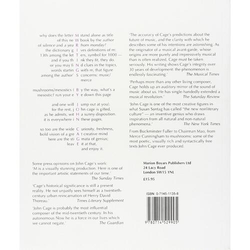 John Cage M: Writings, 1967-72 (BOK) 