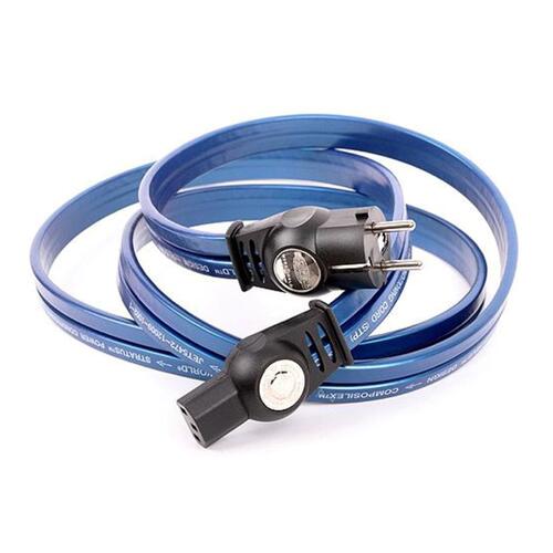 Wireworld Stratus 7 strømkabel - DEMO NB: Mangler eske! 1,5 meter 