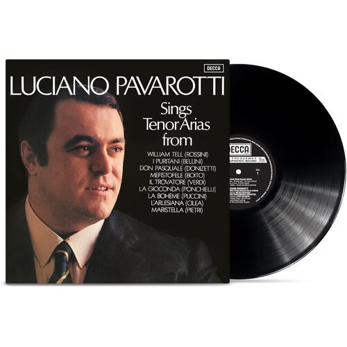 Luciano Pavarotti Tenor Arias From Italian Opera (LP) 