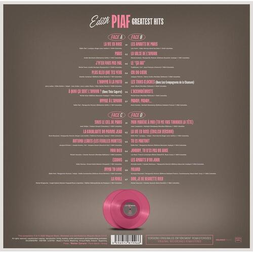 Edith Piaf Greatest Hits - LTD (2LP) 