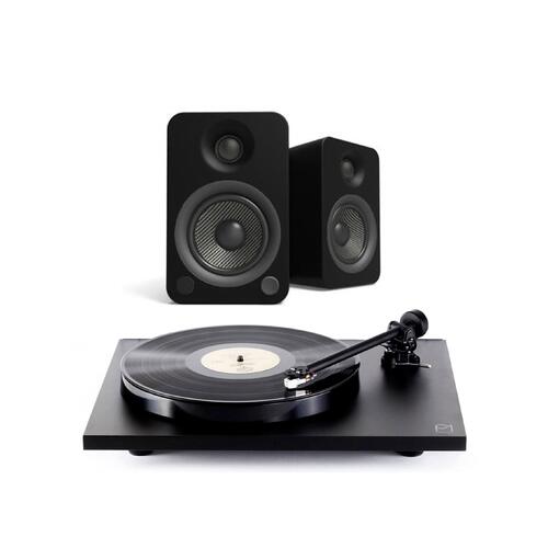 Rega Planar 1 Eco Deck + Kanto YU4 Aktive høyttalere med platespiller 
