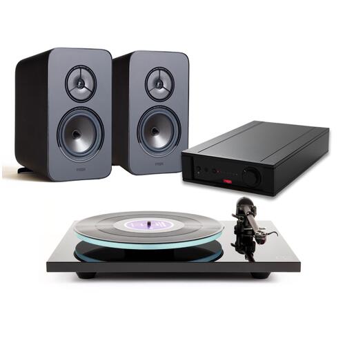 Rega Planar 2 med Nd3 + Brio Mk7 + Kyte Komplett anlegg med platespiller 