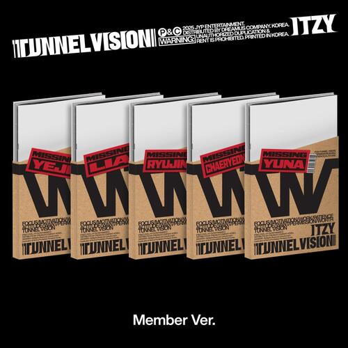 Itzy Tunnel Vision (Member ver.) (CD) 