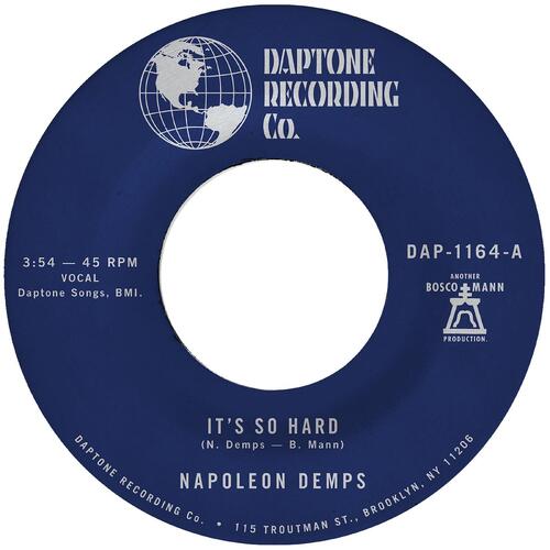 Napoleon Demps It's So Hard/It's So Hard (Part 2) (7") 
