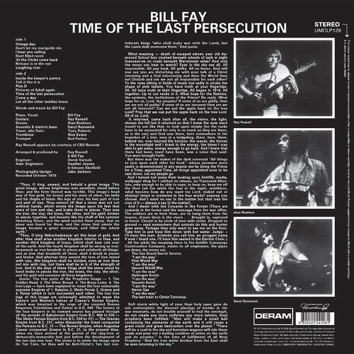 Bill Fay Time Of The Last Persecution (LP) 