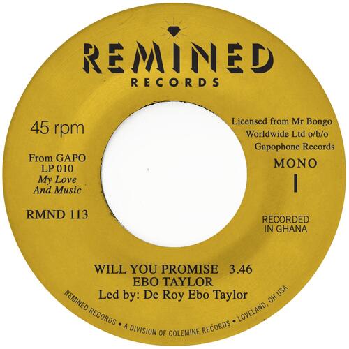 Ebo Taylor Will You Promise / Maye Omama (7") 