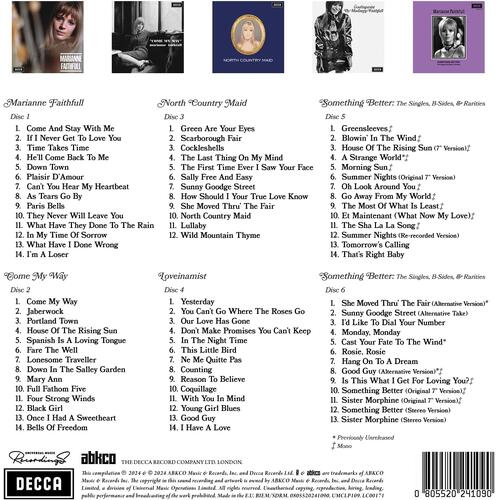 Marianne Faithfull Cast Your Fate To The Wind - LTD (6CD) 