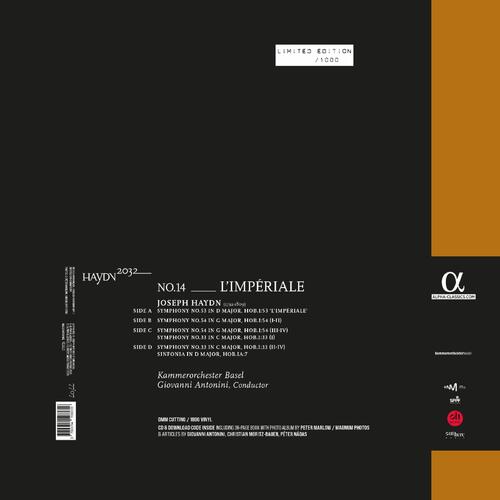 Kammerorchester Basel Haydn 2032, Vol. 14 - L'Imperiale (2LP) 