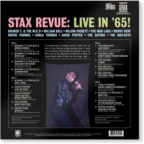 Diverse Artister Stax Revue: Live In '65! (2LP) 