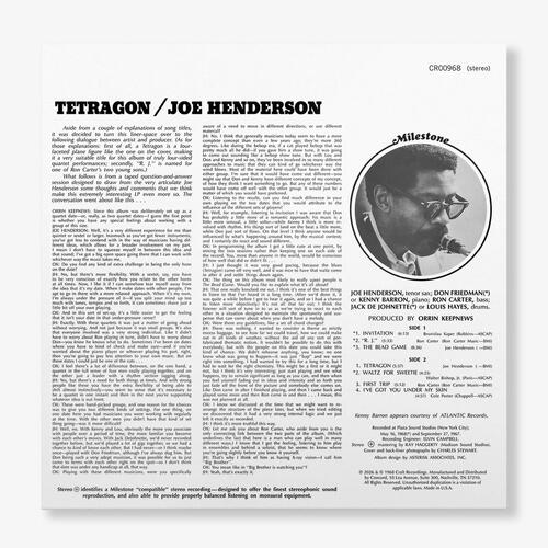 Joe Henderson Tetragon (LP) 