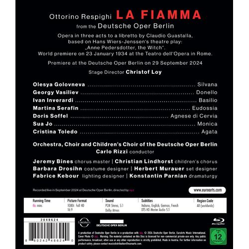 Opera Respighi: La Fiamma (BD) 