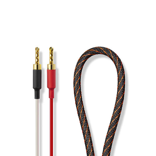 Dynavox Perfect Sound Flex, 2x5 m Stereosett høyttalerkabel, bananplugger 