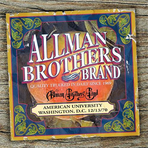Allman Brothers Band American University Wash. DC, 1970 (2LP)