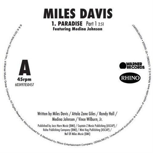Miles Davis Paradise - LTD (7")