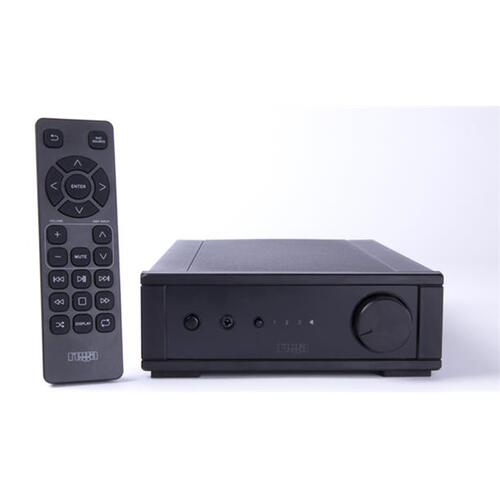 Rega io, forsterker 2x30 watt, MM RIAA-trinn, hodetelefon 