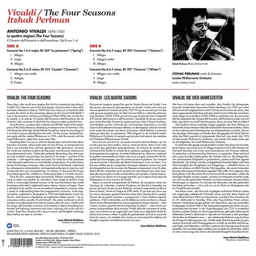 Itzhak Perlman/Antonio Vivaldi Vivaldi: The Four Seasons (LP)