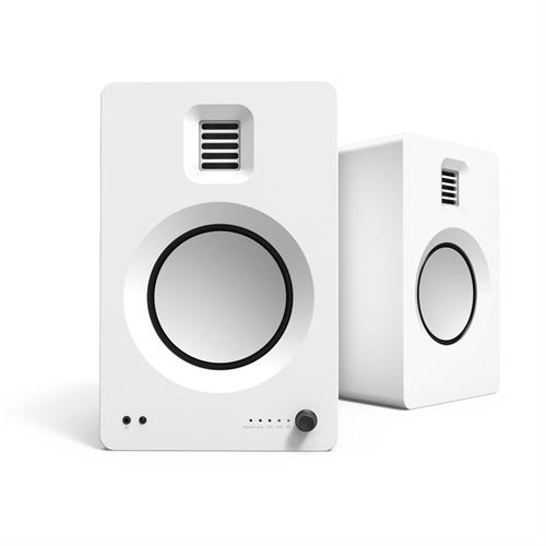 Kanto TUK Aktive høyttalere, matt hvit RIAA-trinn, Bluetooth
