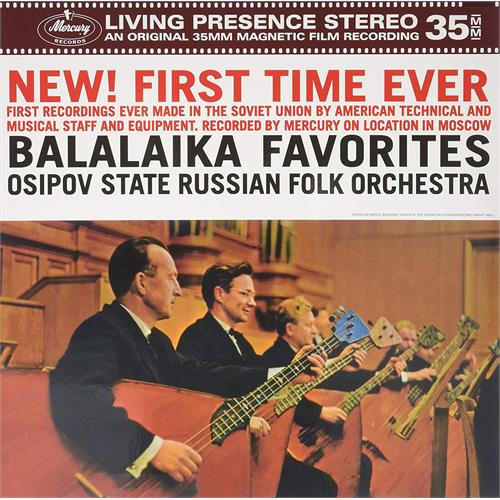 Osipov State Russian Folk Orchestra Balalaika Favorites (LP)