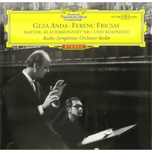 RSO Berlin/Geza Anda/Ferenc Fricsay Bartok: Piano Concerto No. 1 (LP)