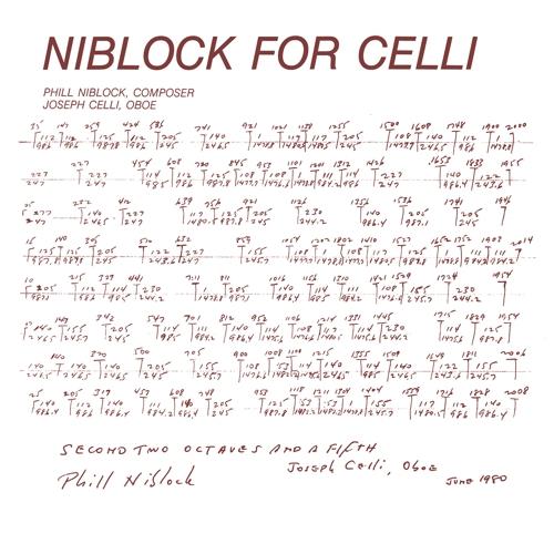 Phill Niblock Niblock For Celli (LP)
