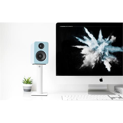 Kanto SP9 Desktop Høyttalerstativ 23 cm, hvite, til små høyttalere