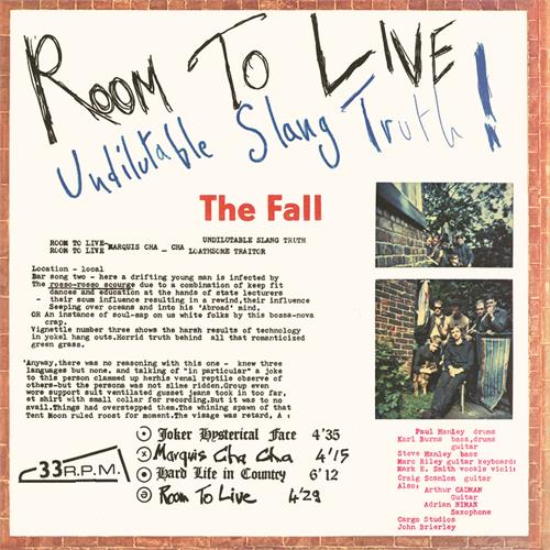 The Fall Room To Live (LP)