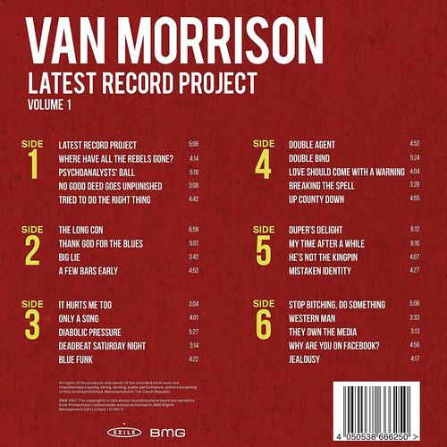 Van Morrison Latest Record Project Volume I (3LP) 
