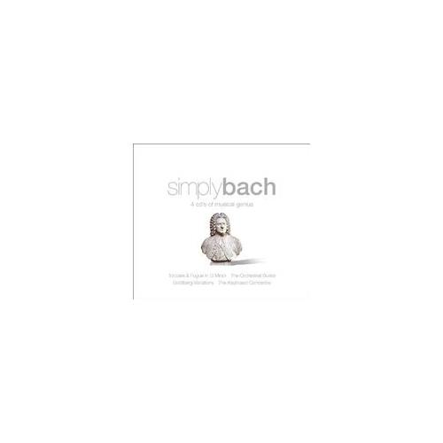Diverse Artister Simply Bach (4CD)