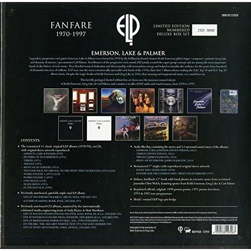Emerson, Lake & Palmer Fanfare 1970-1997 DLX (3LP+16CD+BD-A)